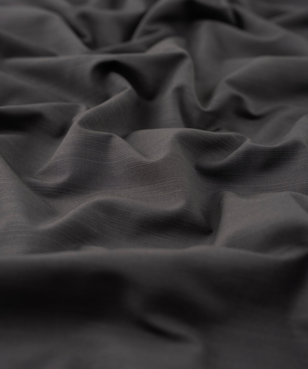 Men's Unstitched Charcoal Cotton Khaddar Suit