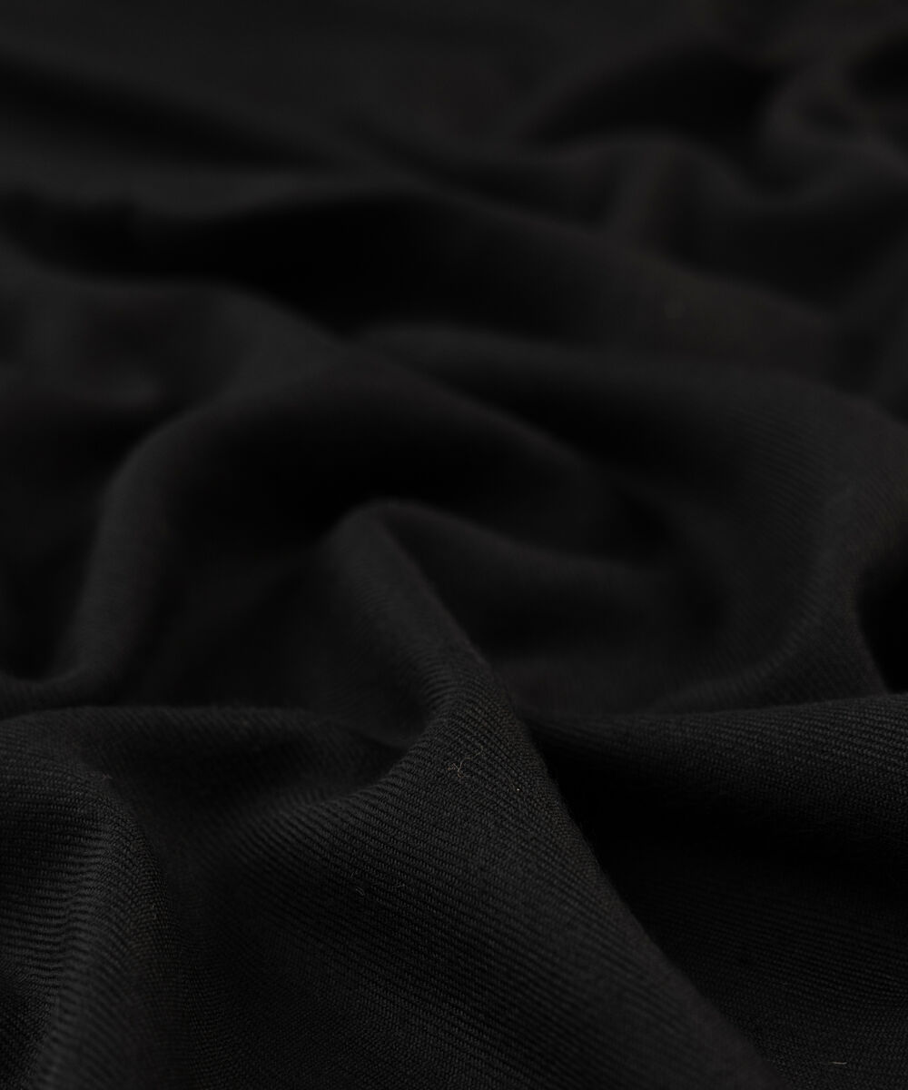 Men Wool Blended Black Shawl