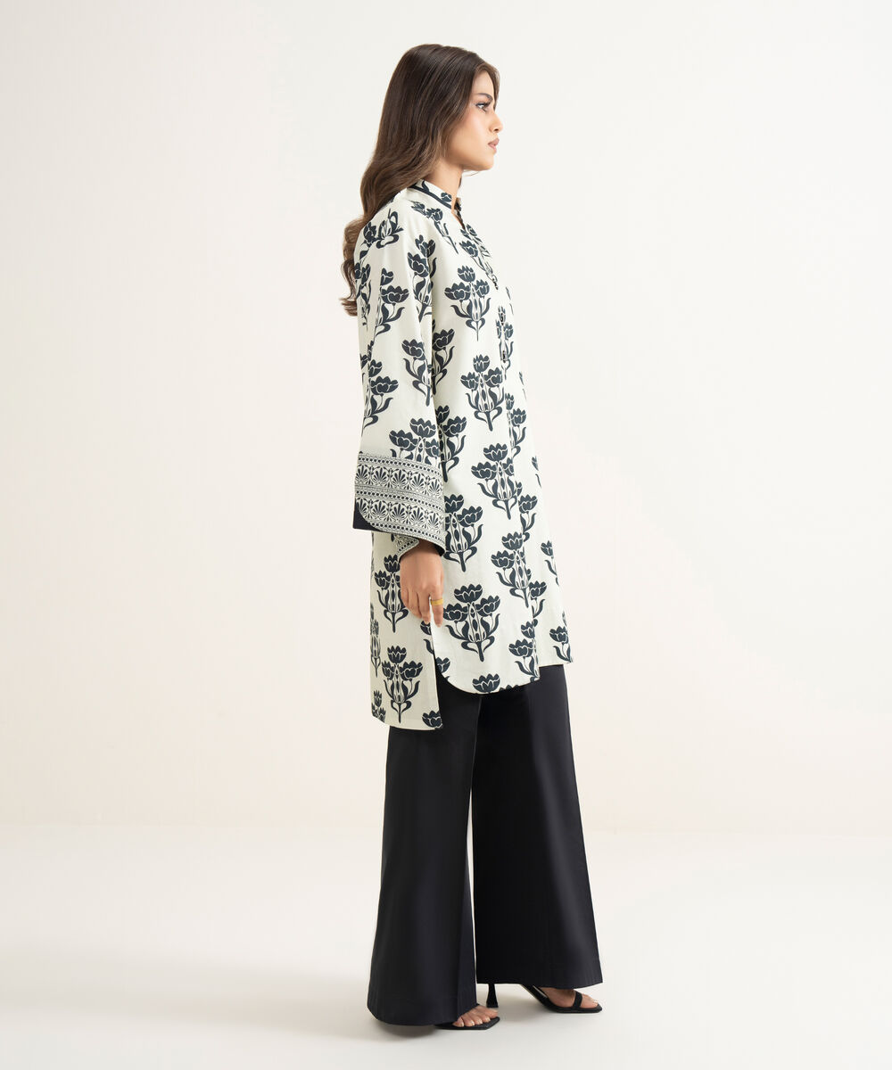 Women's Unstitched Lawn Printed Multi Shirt