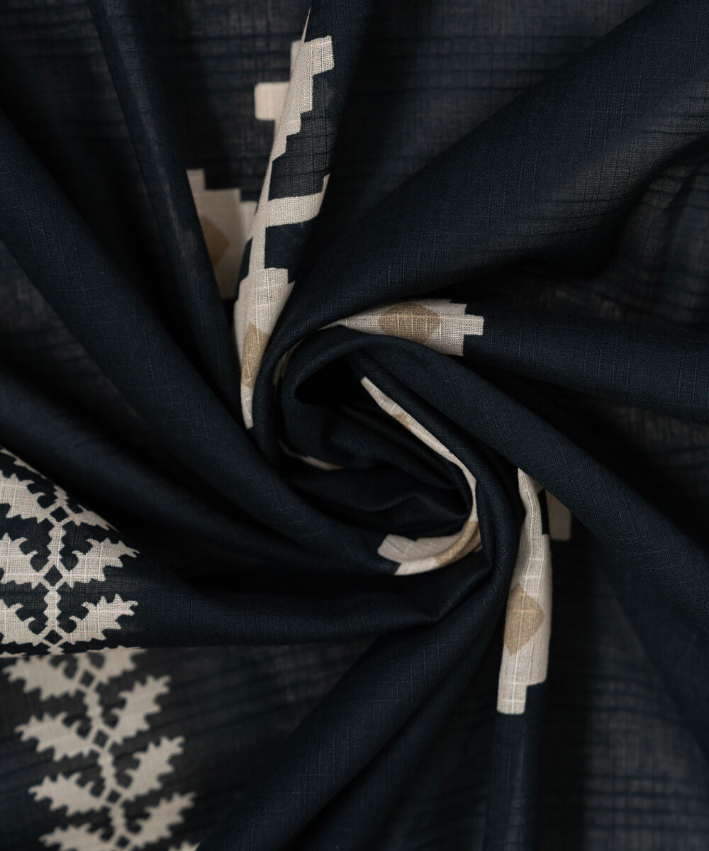 Textured Voile Printed Dupatta