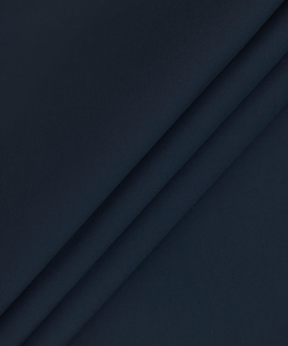 Men's Unstitched 2-Piece Premium Cotton Satin Indigo Suit