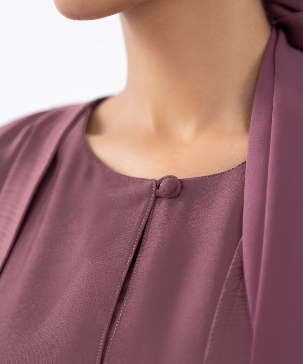 Women's Rouge Polyester Abaya Set