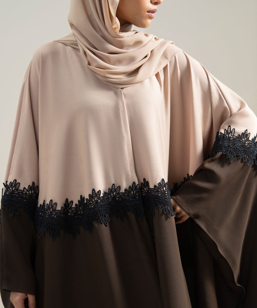 Women's Polyester Multi Kaaftan Abbaya Set