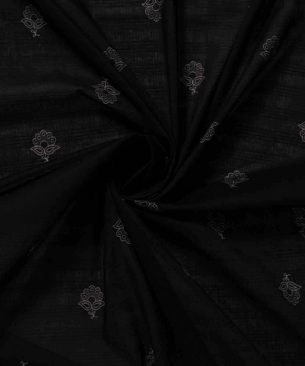 Lawn Printed Black Dupatta