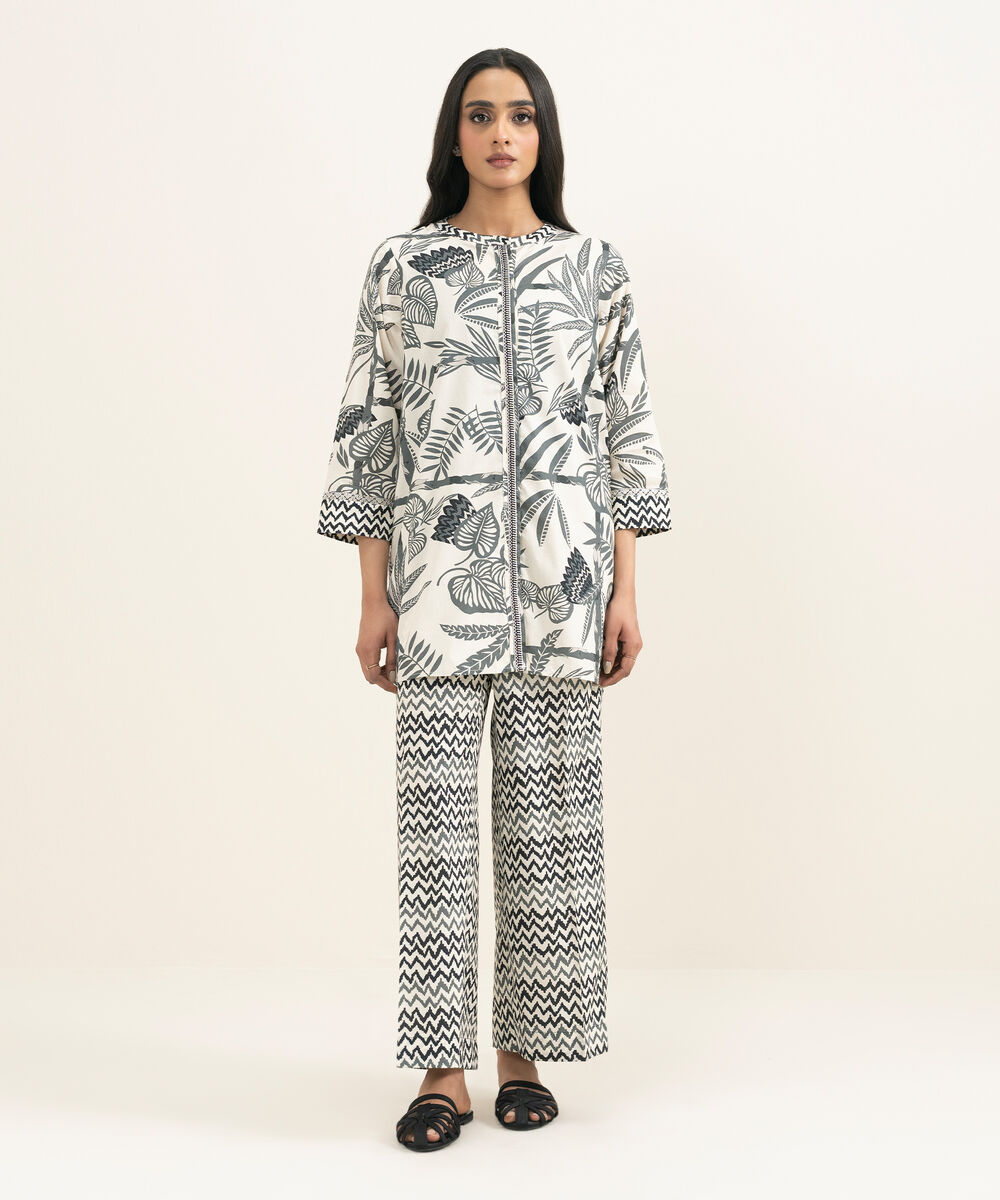 Women's RTW Cambric Embroidered Multi Straight Shirt