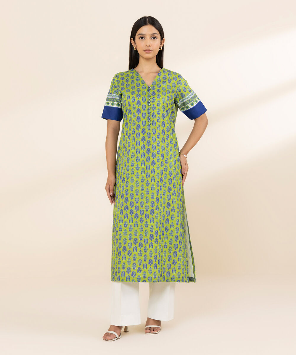 Women's Unstitched Lawn Embroidered Multi Shirt
