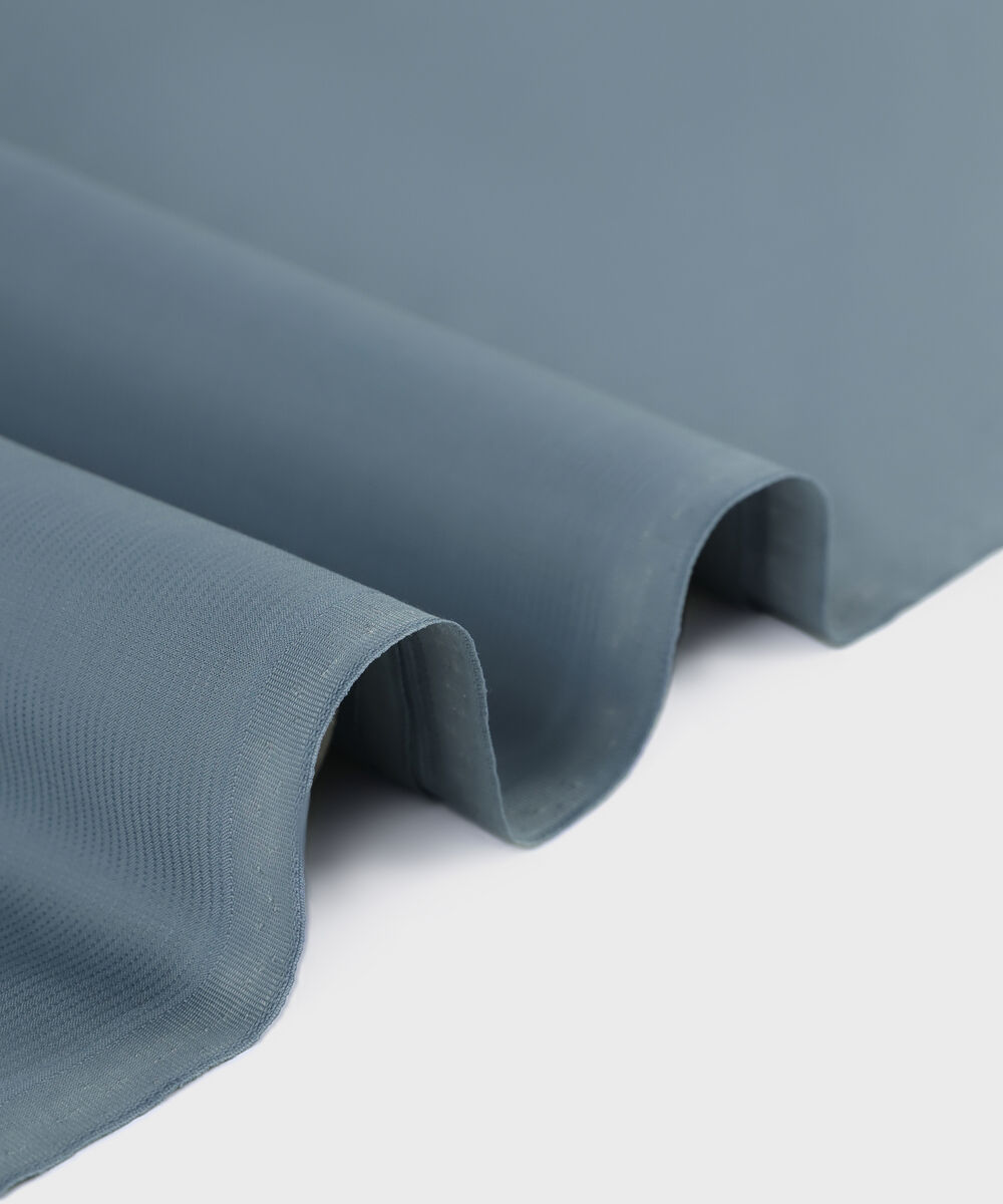Men Unstitched Viscose Blue Grey Full Suit Fabric