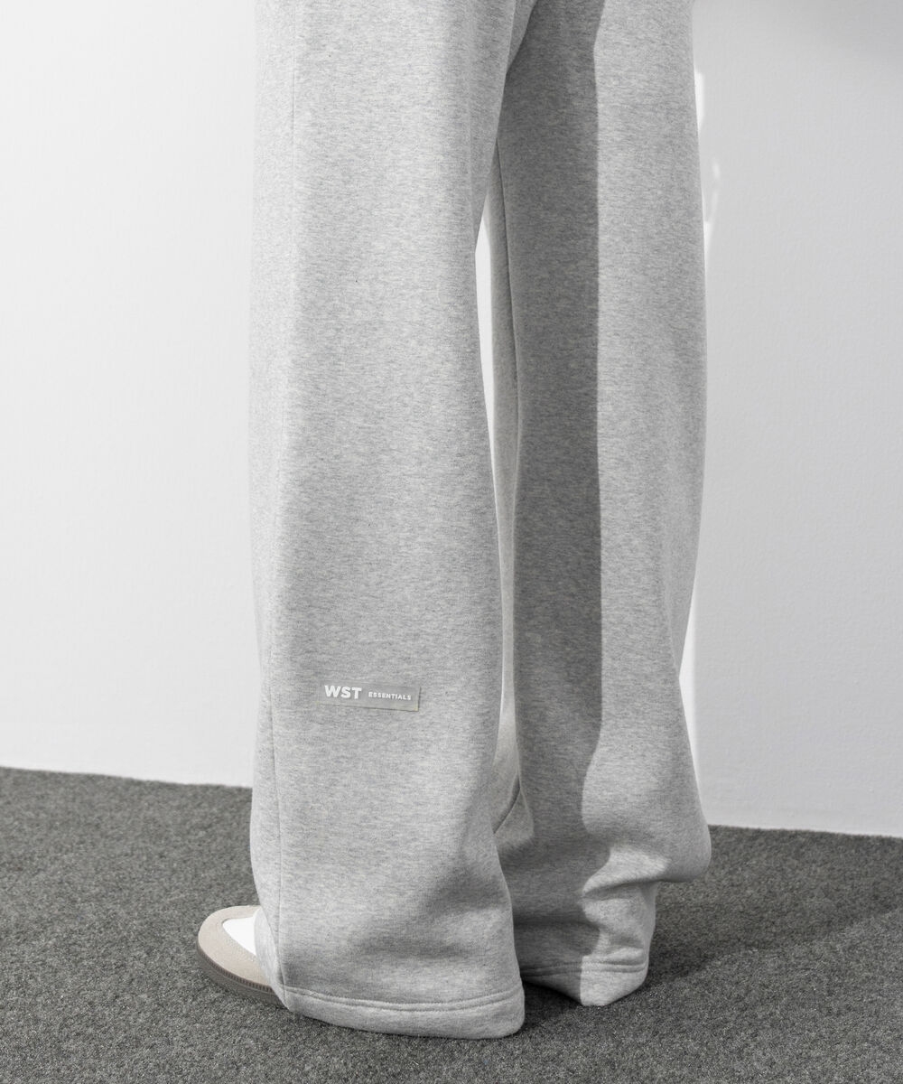Women's Western Wear Grey Melange Pull-On Fleece Trousers