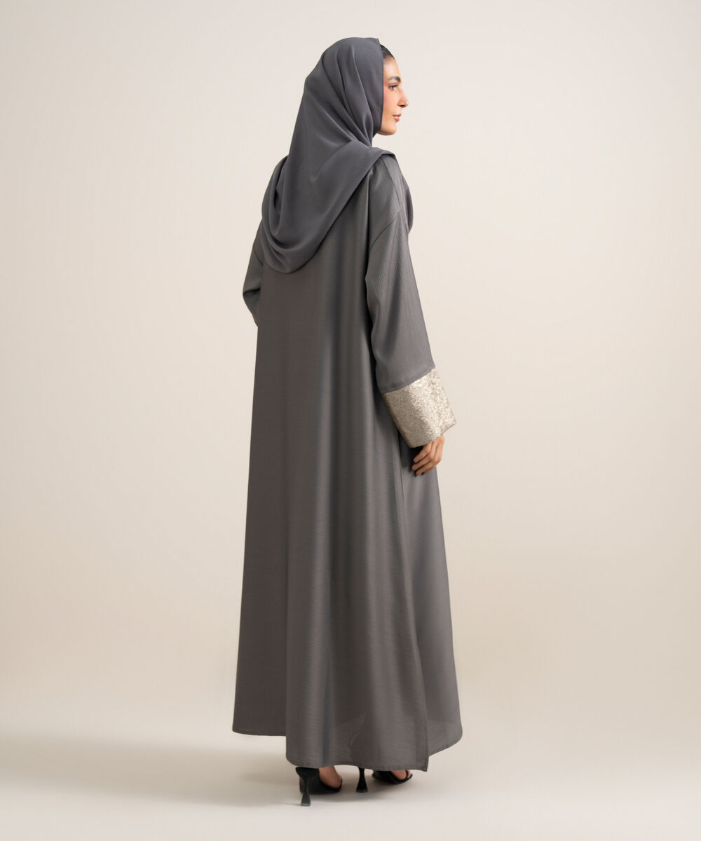 Women's Blush Pink Abaya Set