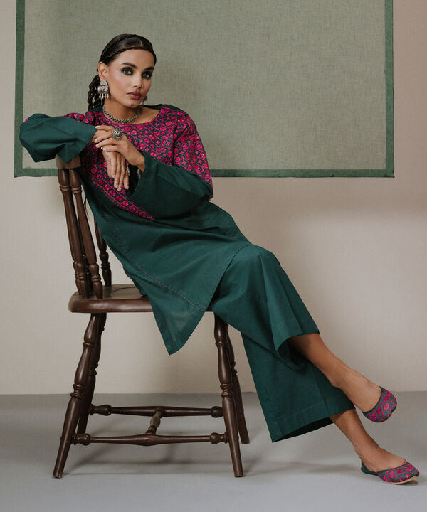 Solid Cambric Culottes null