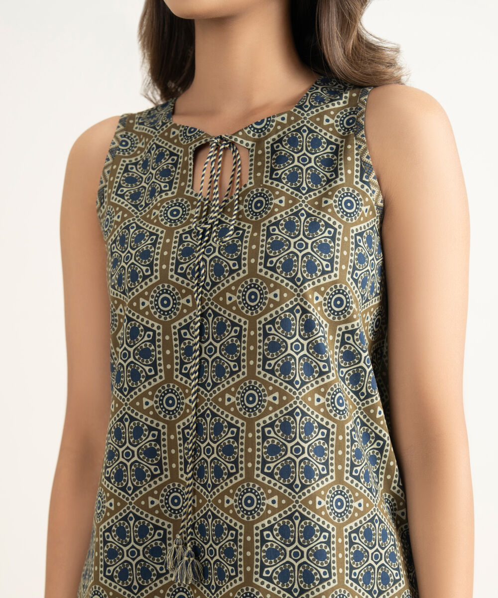 Women's Unstitched Lawn Printed Multi Shirt