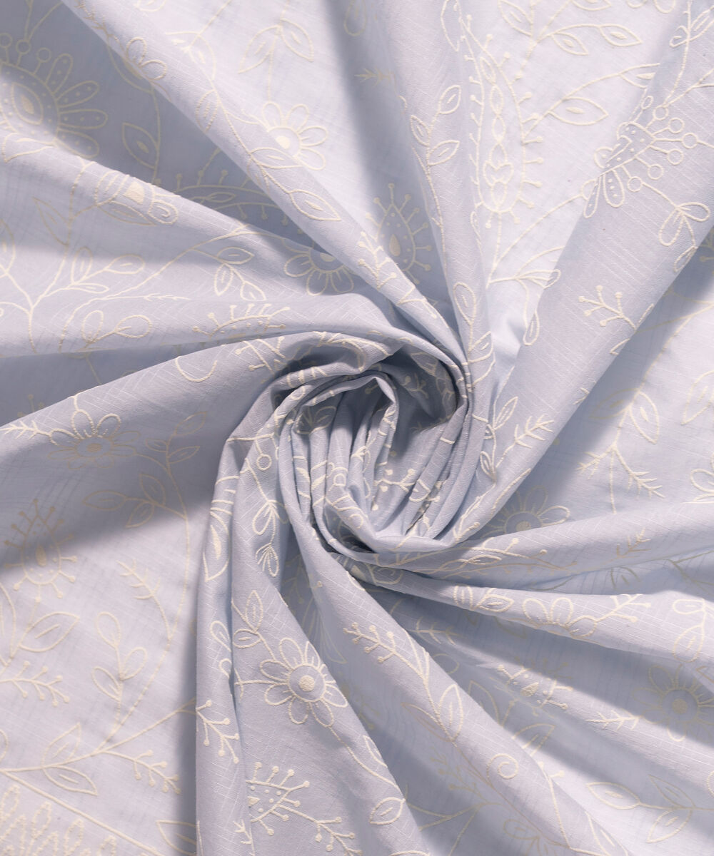 Lawn Printed Ice Blue Dupatta