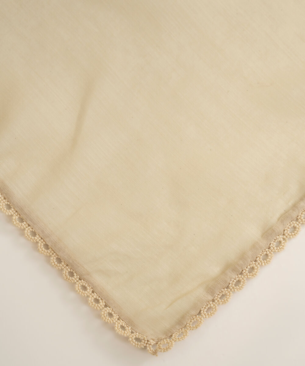 Manaar Solid Beige Dupatta