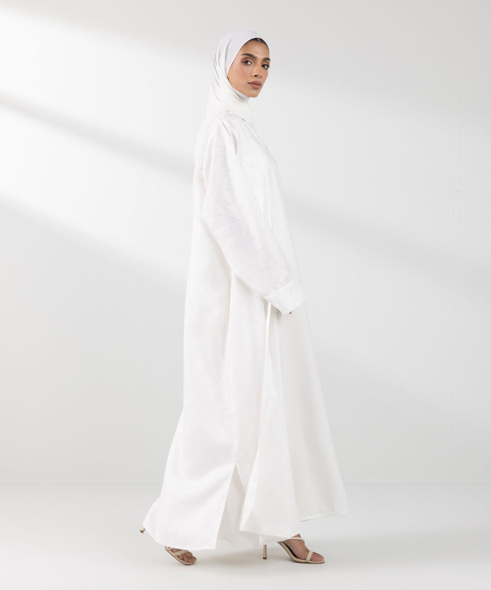 ABBAYA25V318 White Abaya ABBAYA25V318 i
