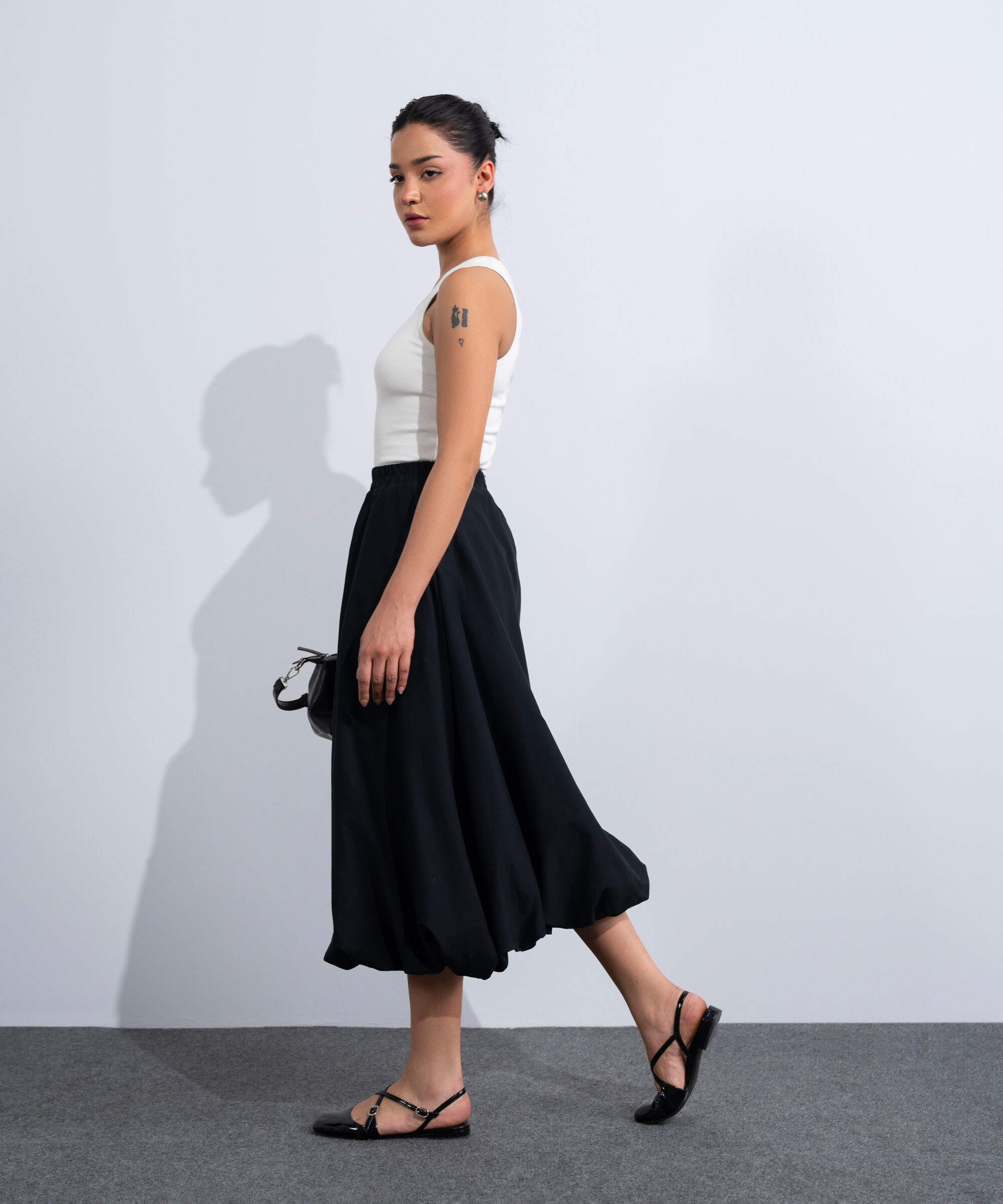 WBTM26V60006 Balloon Skirt Sapphire International