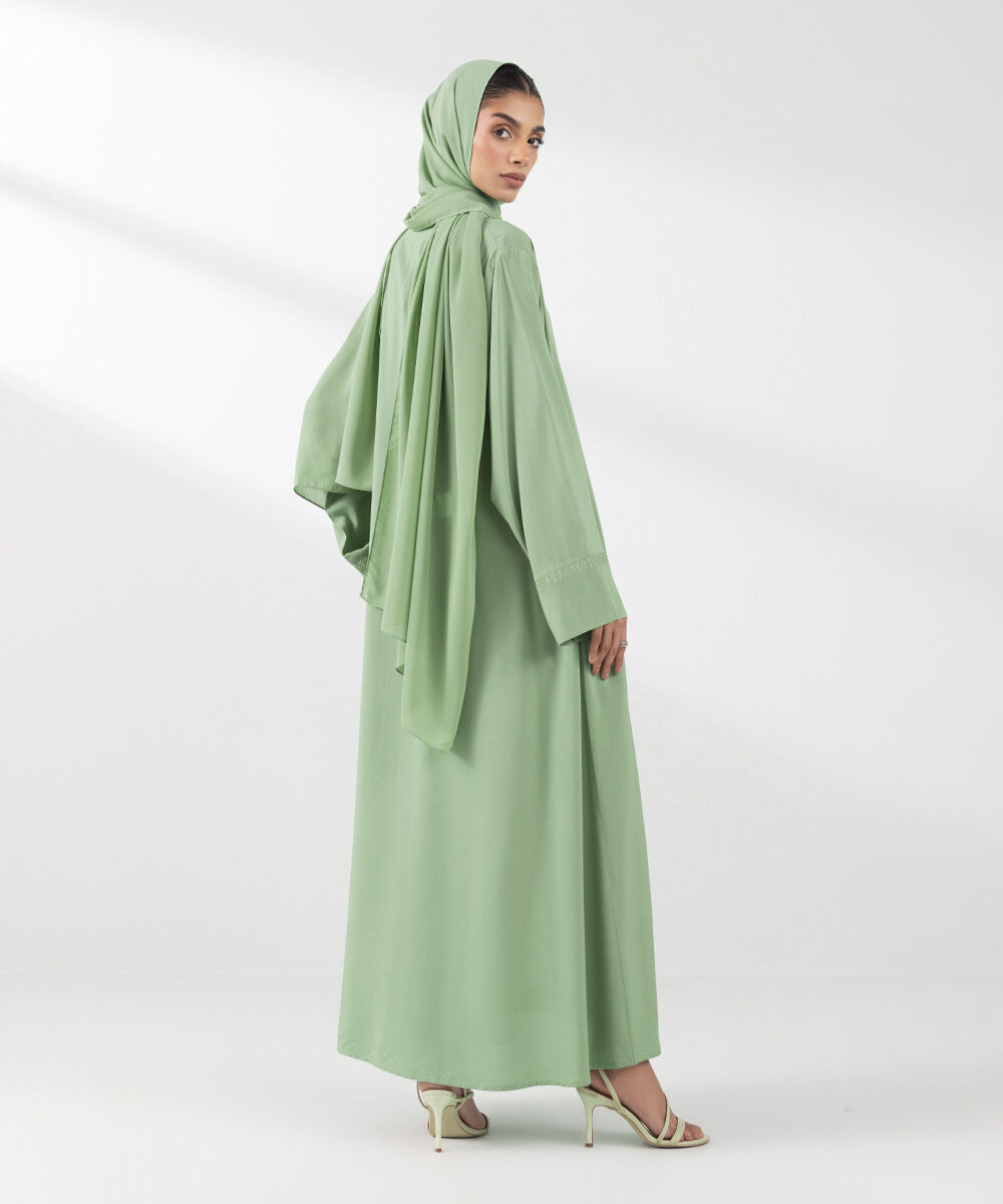 ABBAYA25V306 Green Abaya ABBAYA25V306 i