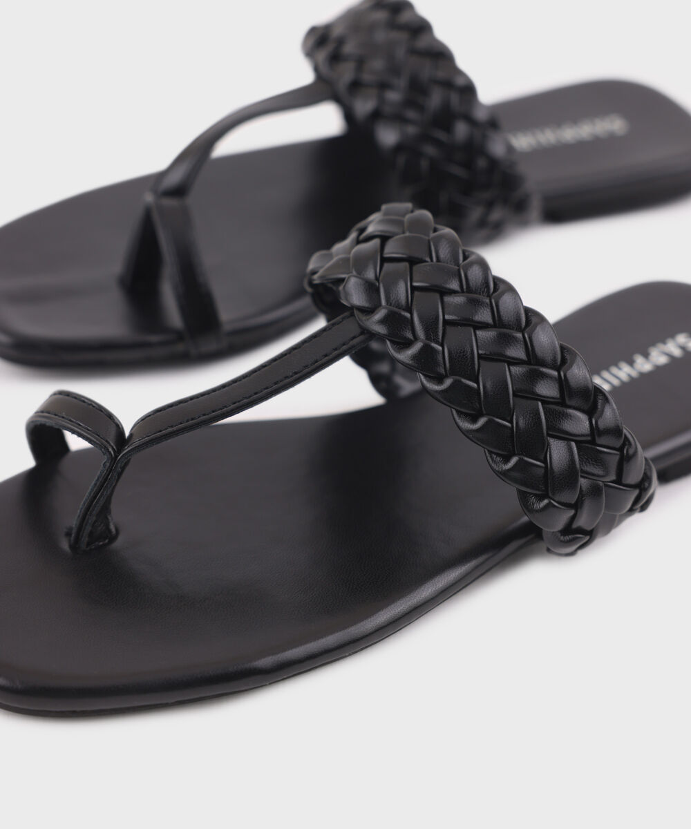 Women's Black Kolapuri