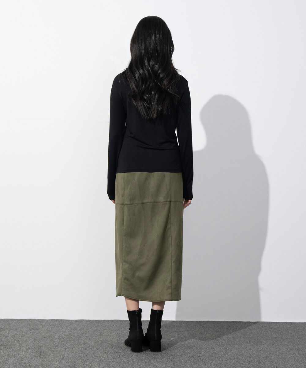 Women's Western Wear Black High Neck Fitted Top