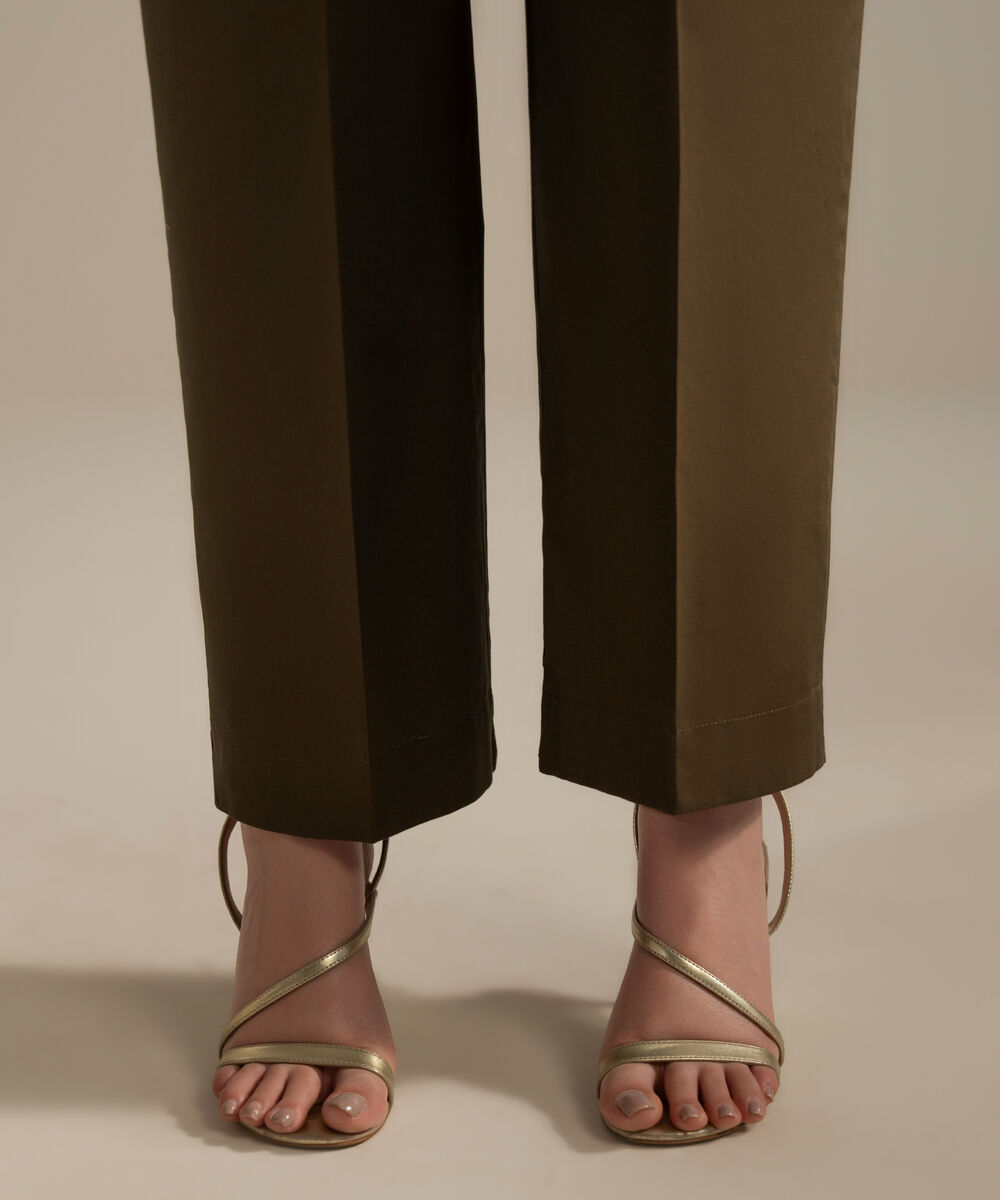 Women's RTW Cambric Solid Culottes