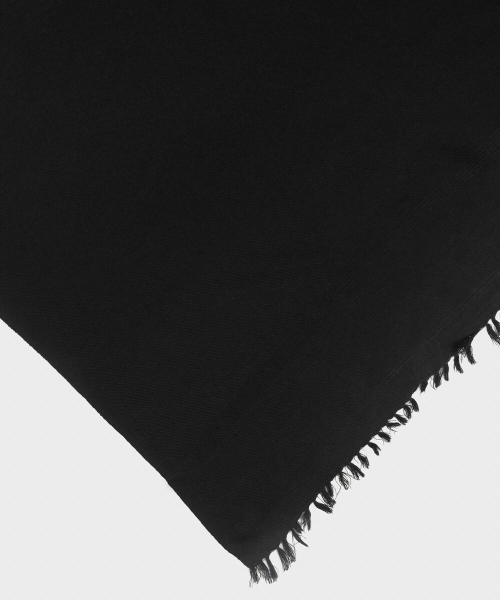 Men Wool Blended Black Shawl