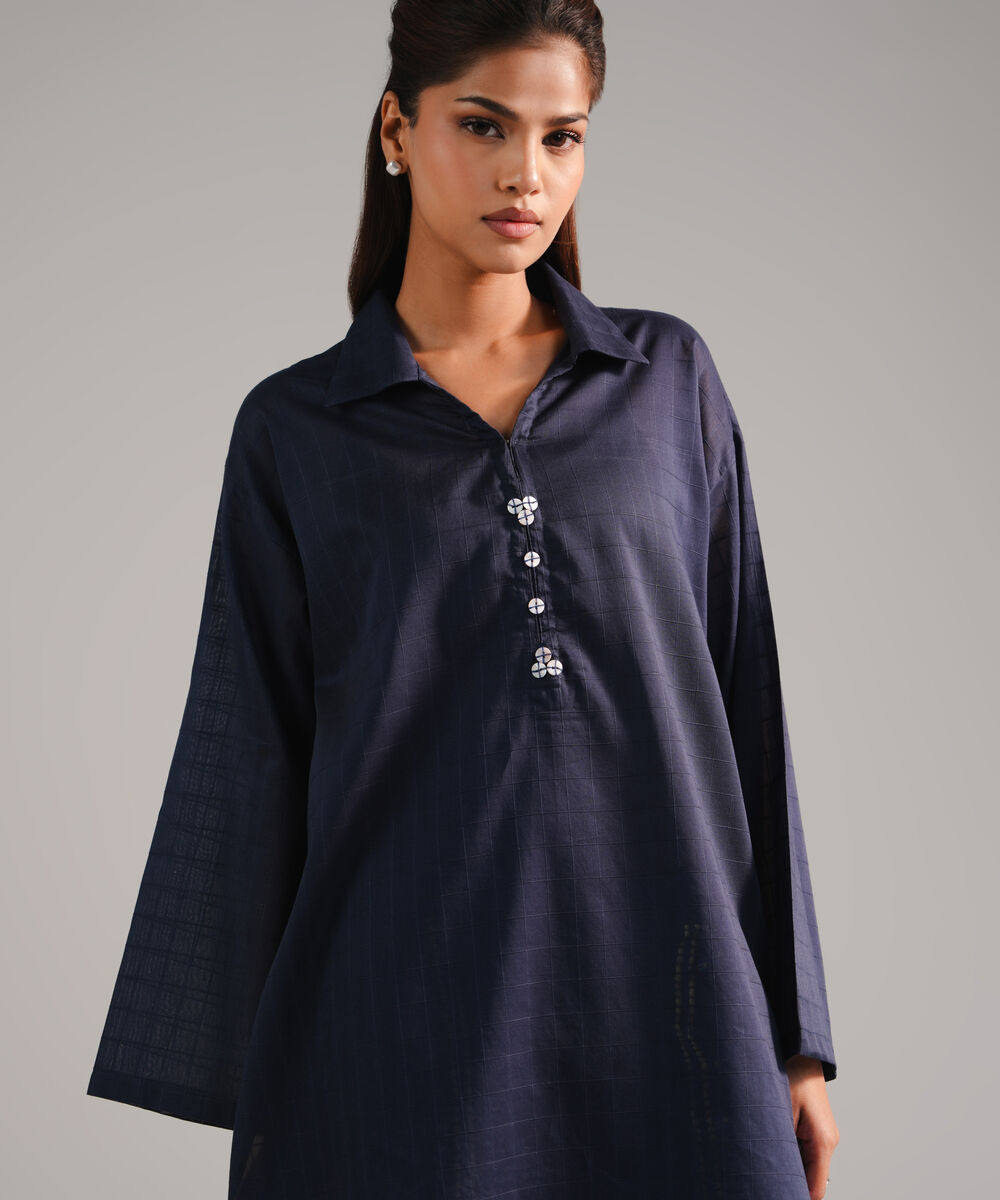 Women's RTW Dobby Solid Black 2 Piece Suit