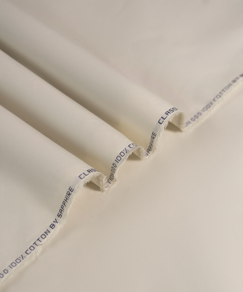 Men's Unstitched 2-Piece Premium Latha Beige Suit