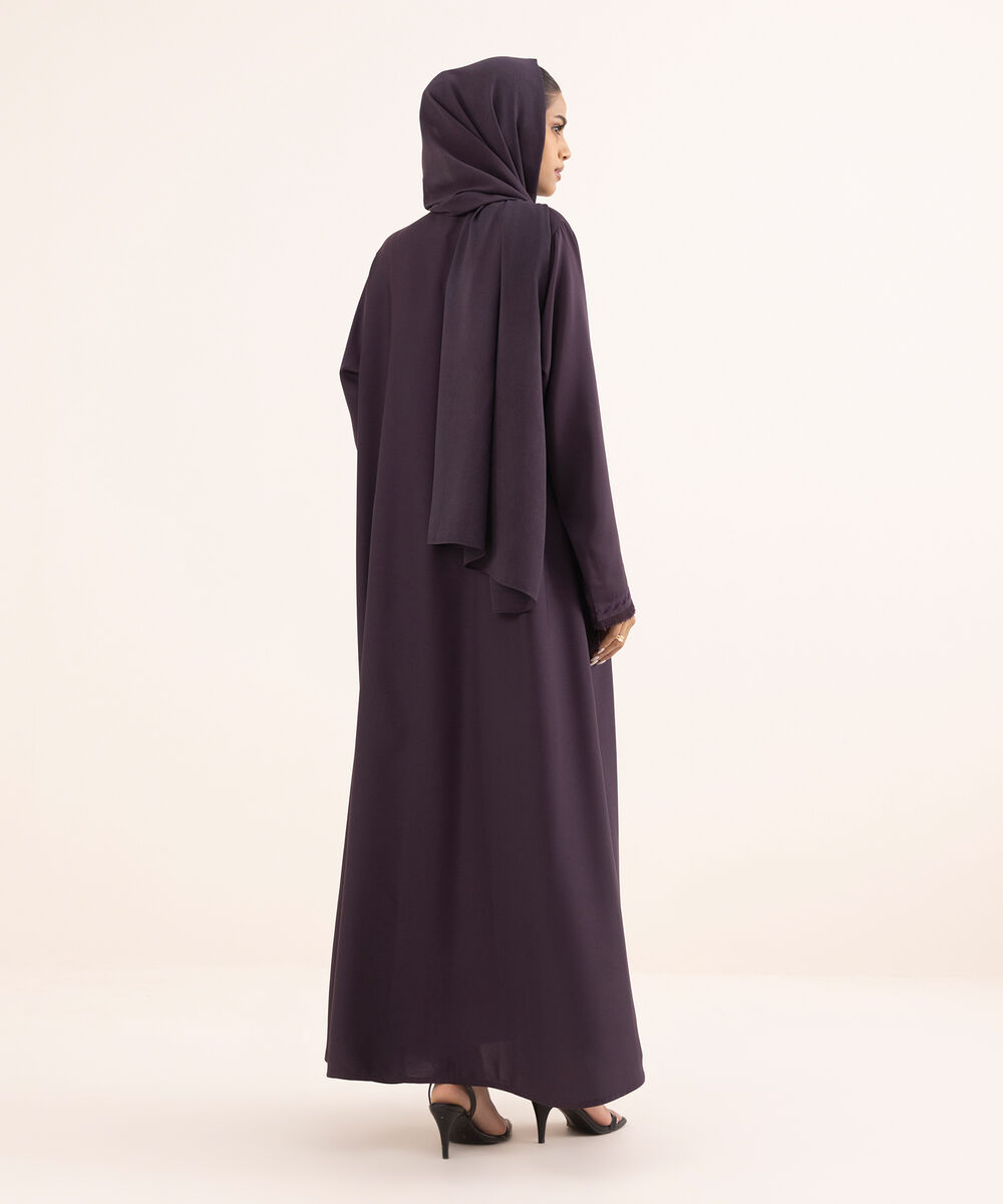 Women's Purple Nida Abaya