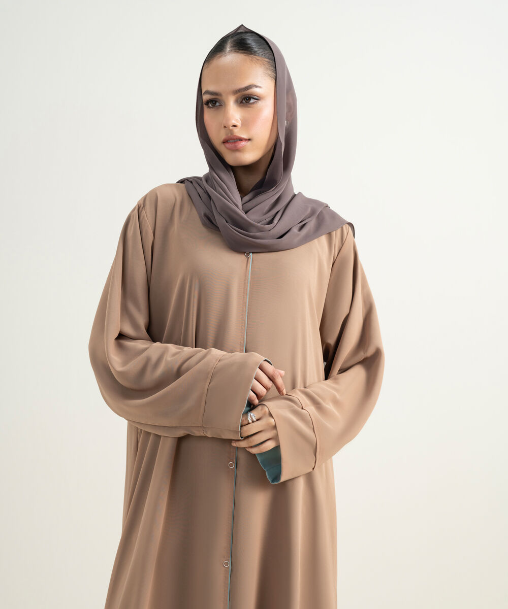 Women's Turquoise Reversible Abaya Set