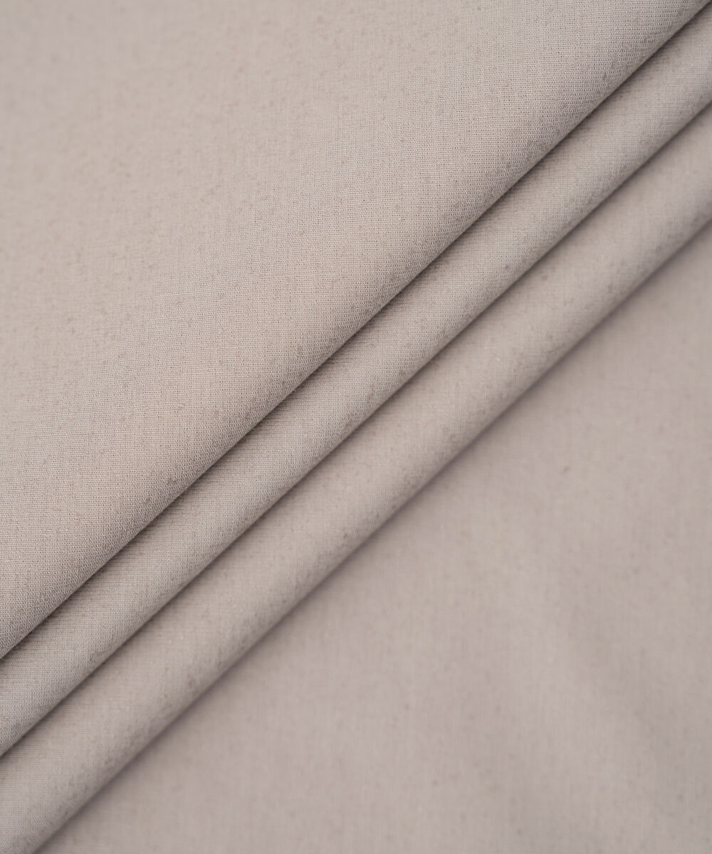 Men's Unstitched Beige Karandi Suit