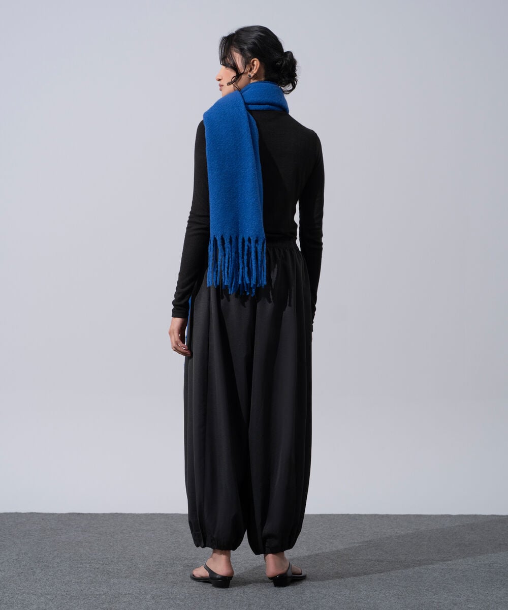Women's Western Wear Black Polyester Harem Pants