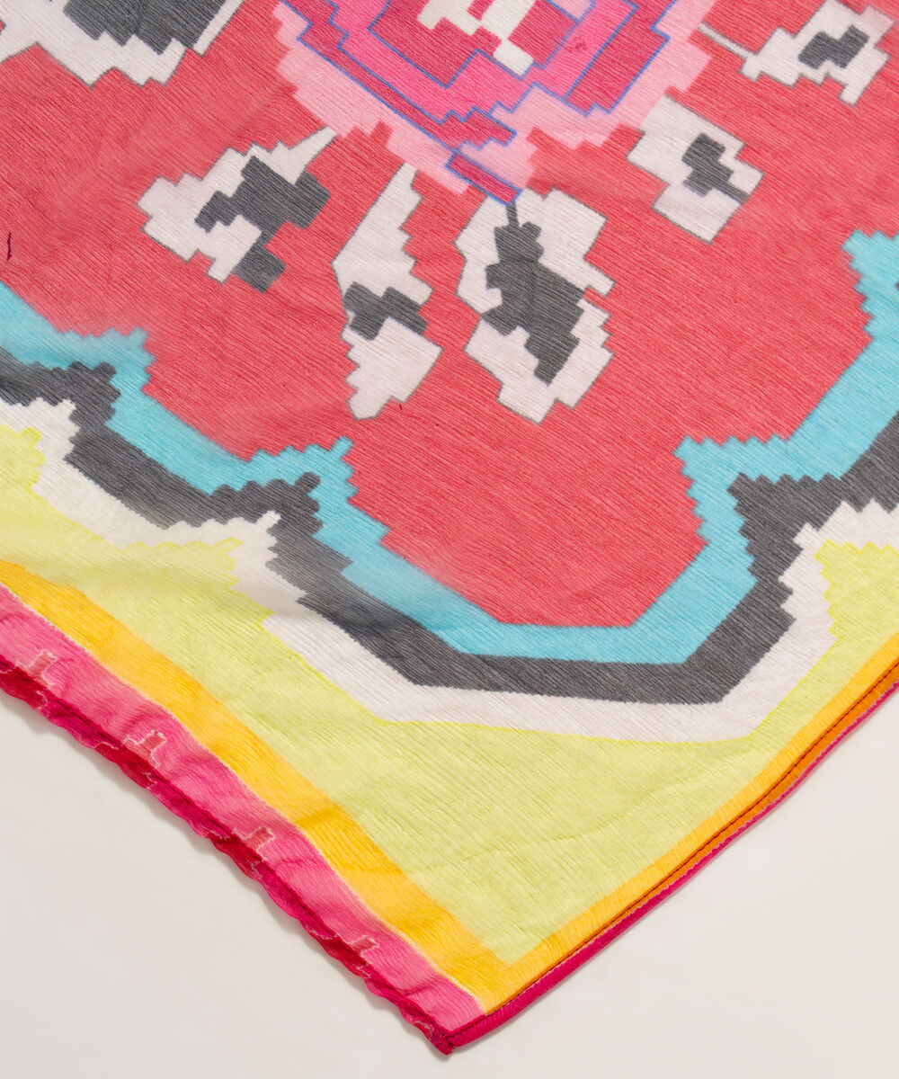 Blended Chiffon Printed Multi Dupatta