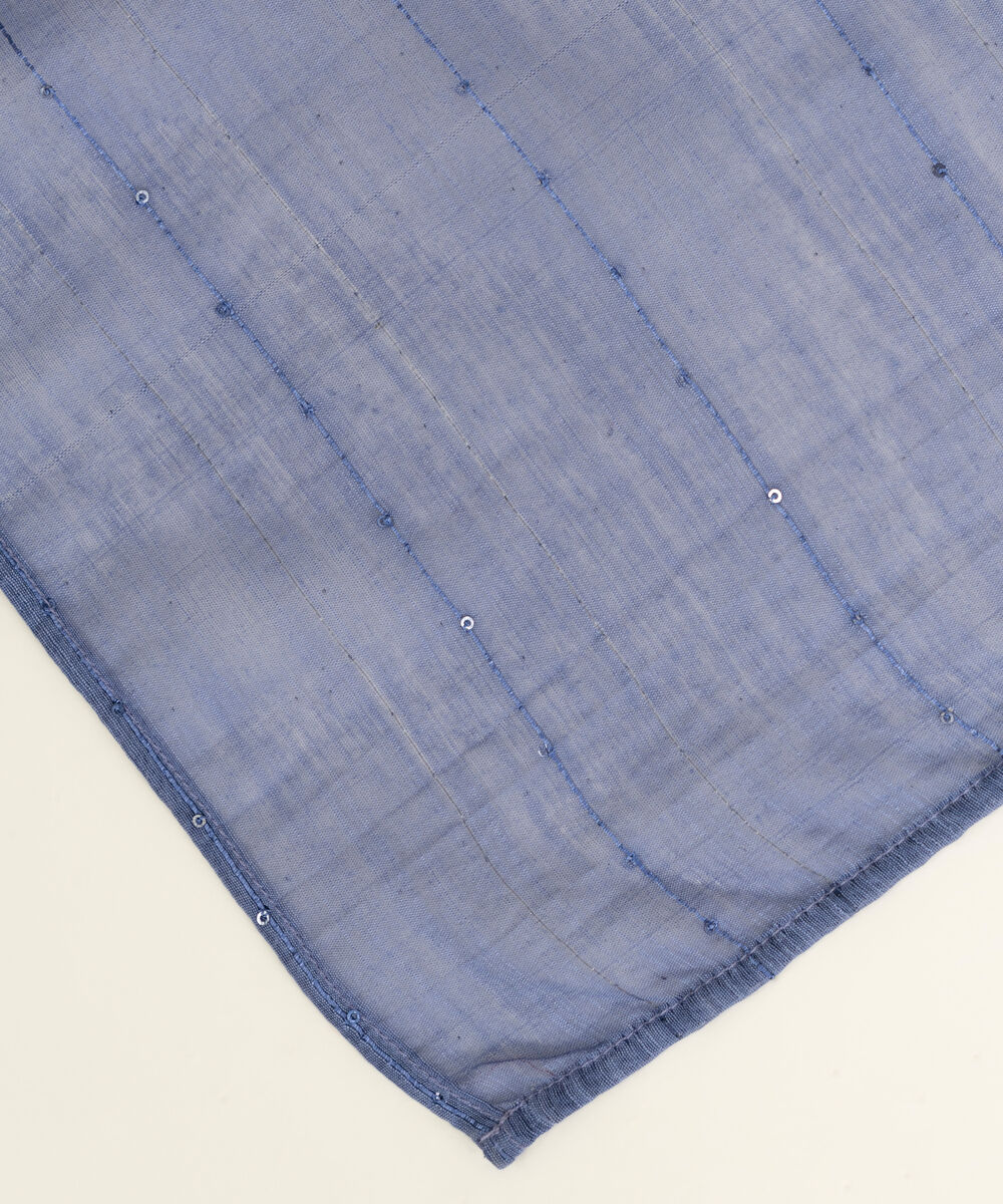 Manaar Solid Dark Grey Dupatta