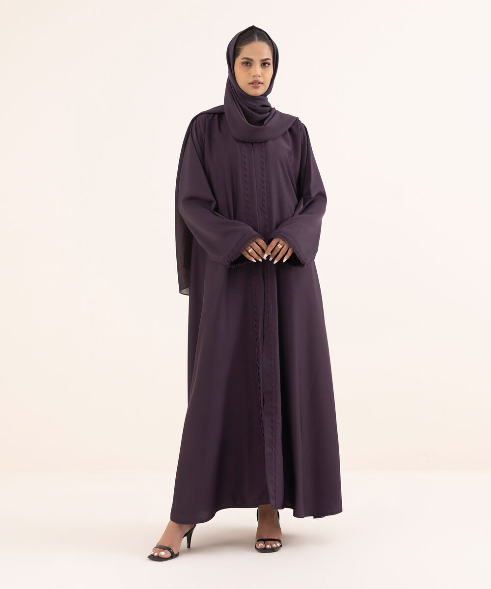 Women's Purple Nida Abaya