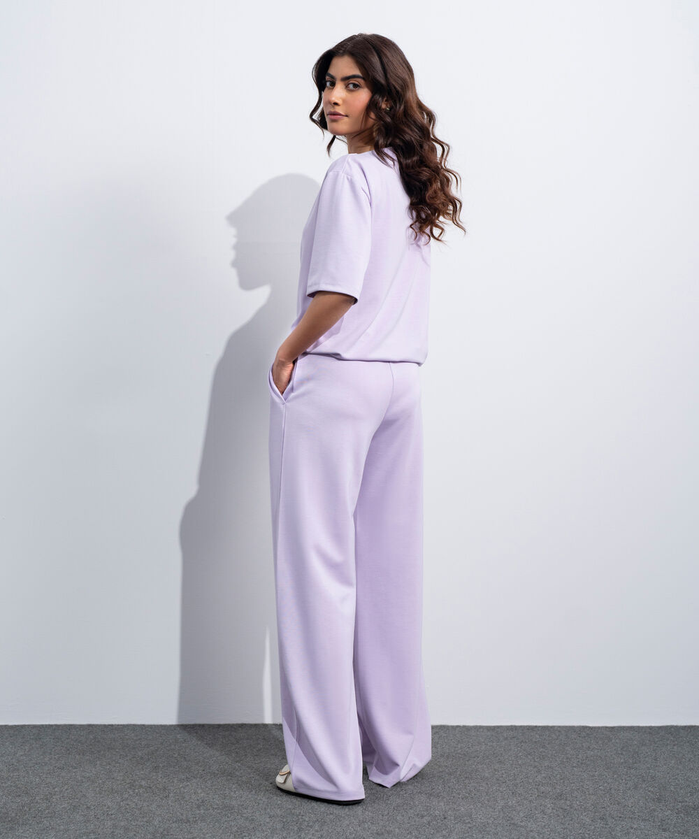 Women's Western Lilac Soft Lux Pull-On  Trousers