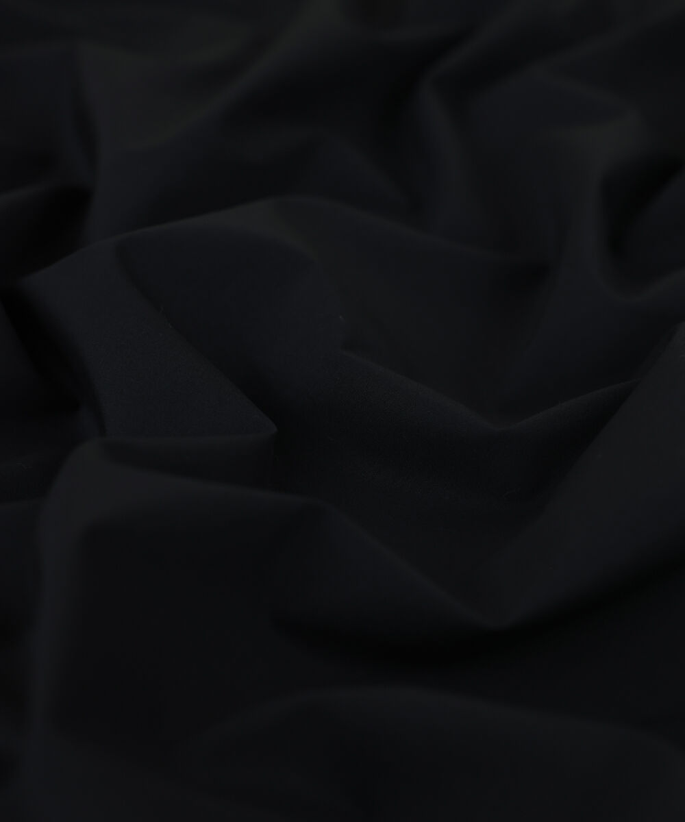 Men's Unstitched Premium Cotton Black Full Suit Fabric