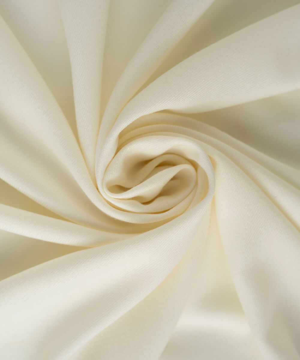 Men Wool Blended Off-White Shawl