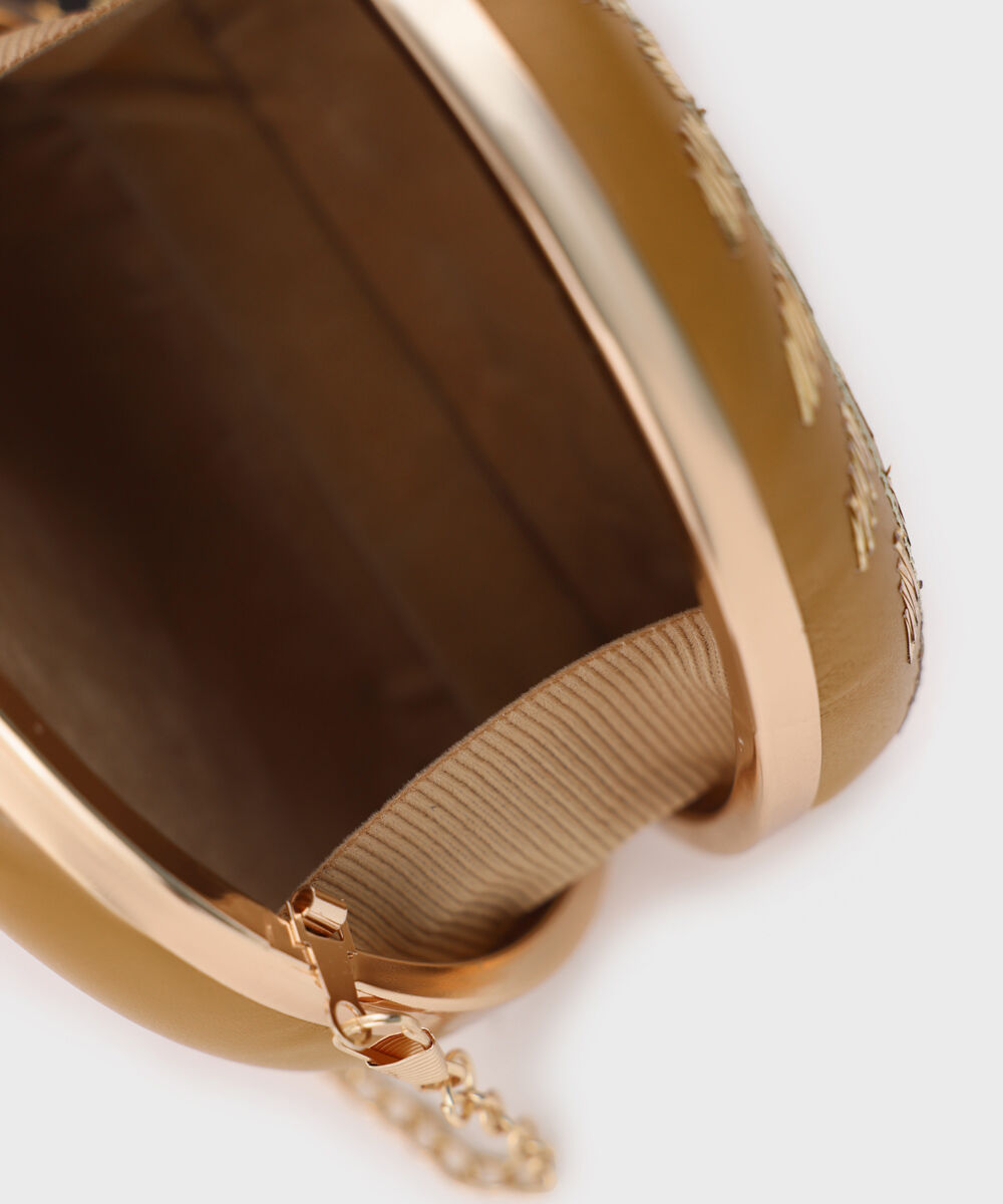 Women's Yellow Hard Clutch