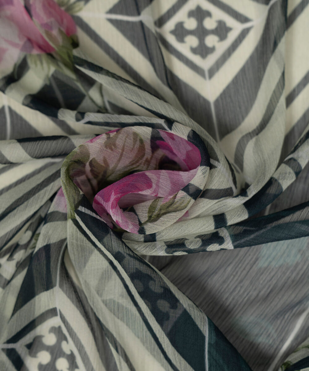 Blended Chiffon Printed Dupatta