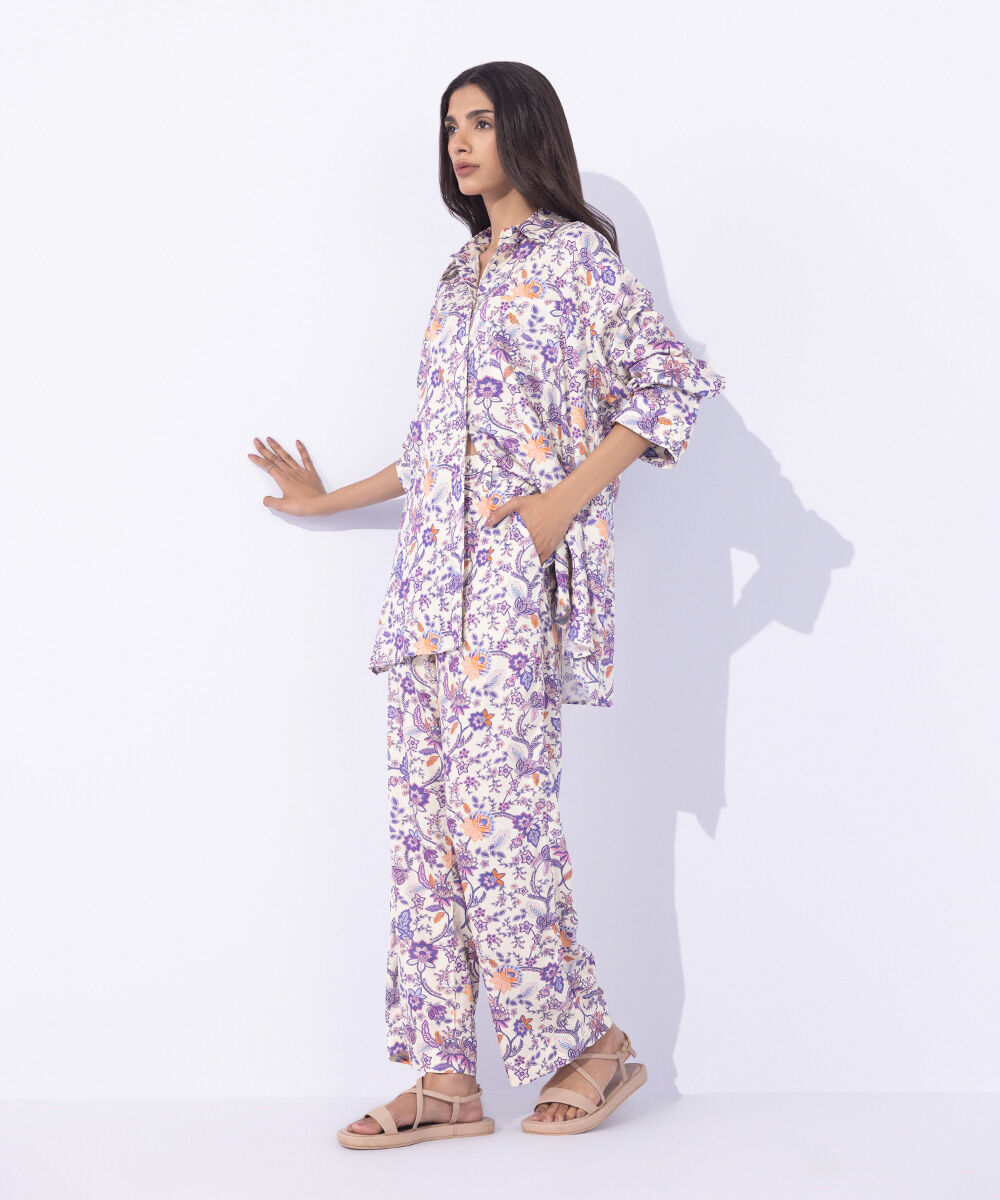 Women's Western Wear Multi Floral Printed Trousers