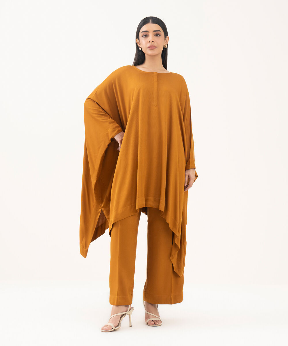 Women's RTW Bedford  Solid Rust Kaftan