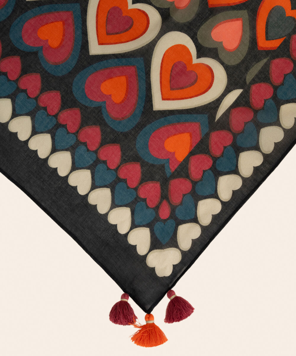 Women's Unstitched Textured Voile Multi Dupatta