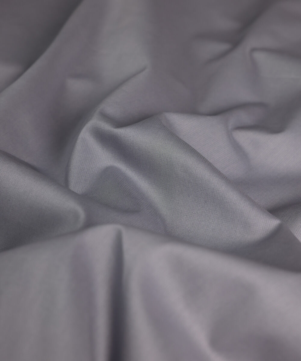 Men's Unstitched Cotton Dobby Grey Full Suit Fabric