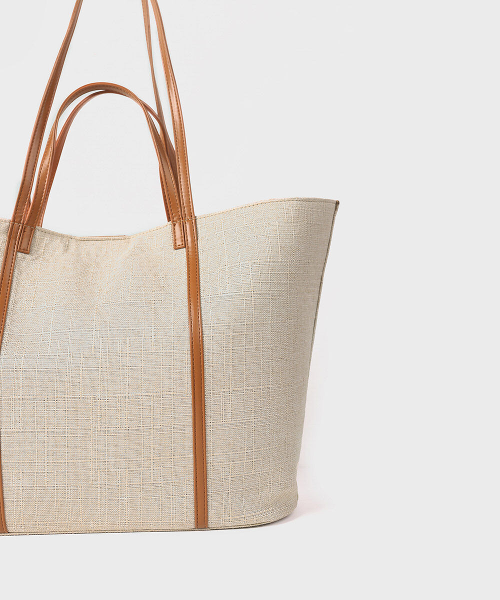 Women's Off White Tote