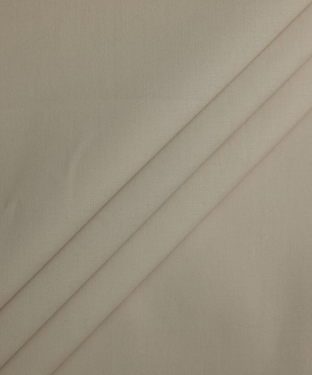 Men's Unstitched Fine Cotton Beige Full Suit Fabric