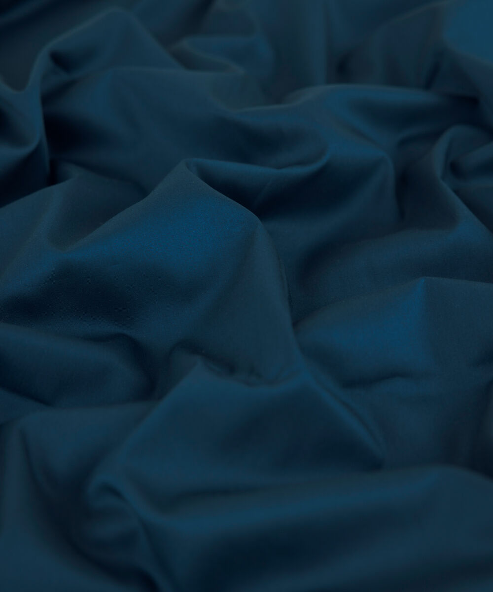 Men's Unstitched 2-Piece Luxury Pima Cotton Teal Blue Suit