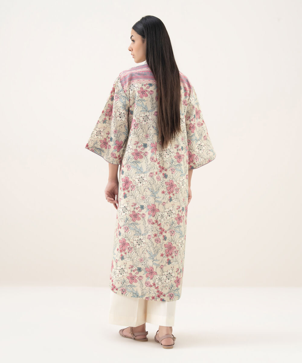 Women's Unstitched Lawn Printed Multi Shirt