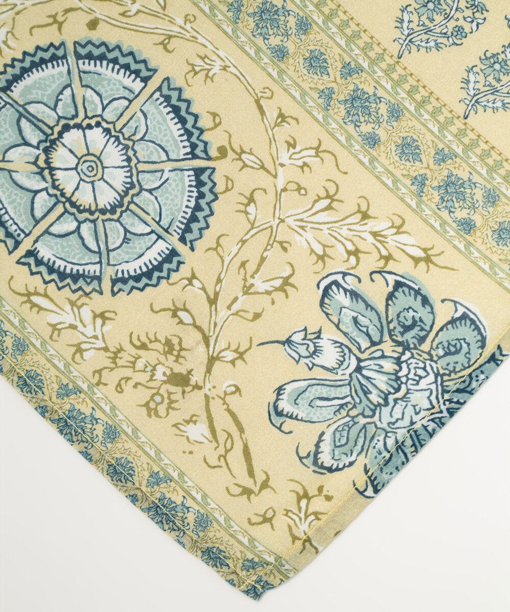 Lawn Printed Green Dupatta