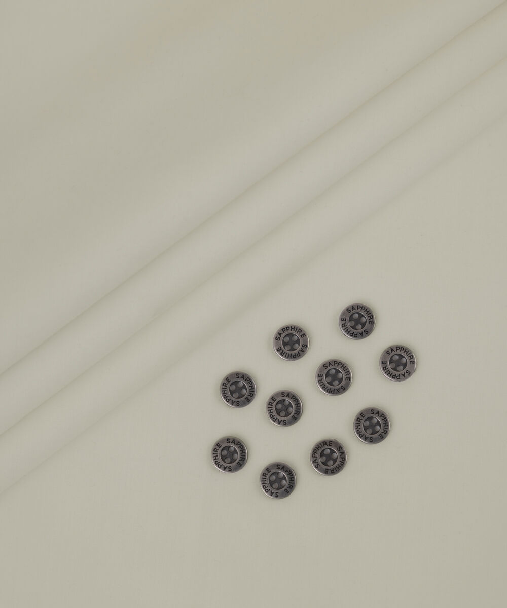 Men's Unstitched 2-Piece Luxury Modal Off White Suit