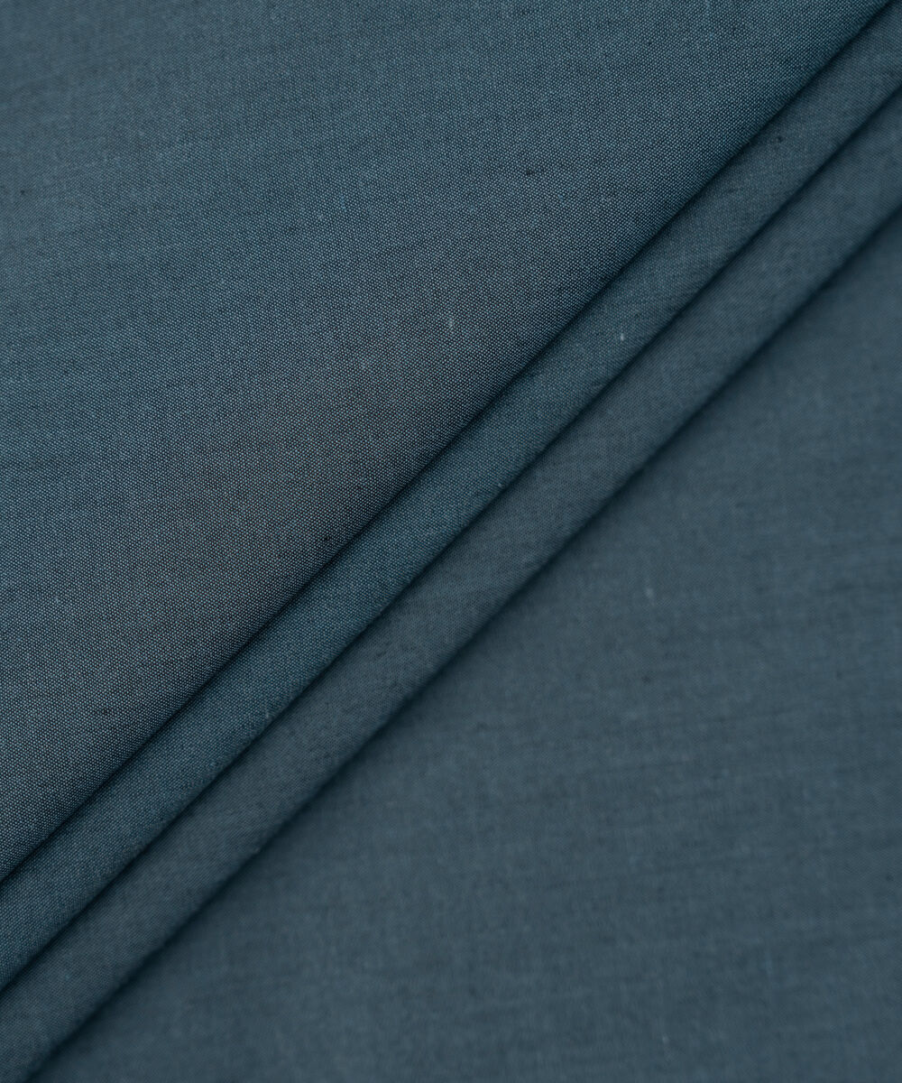 Men's Unstitched Navy Yarn dyed Wash & Wear Suit