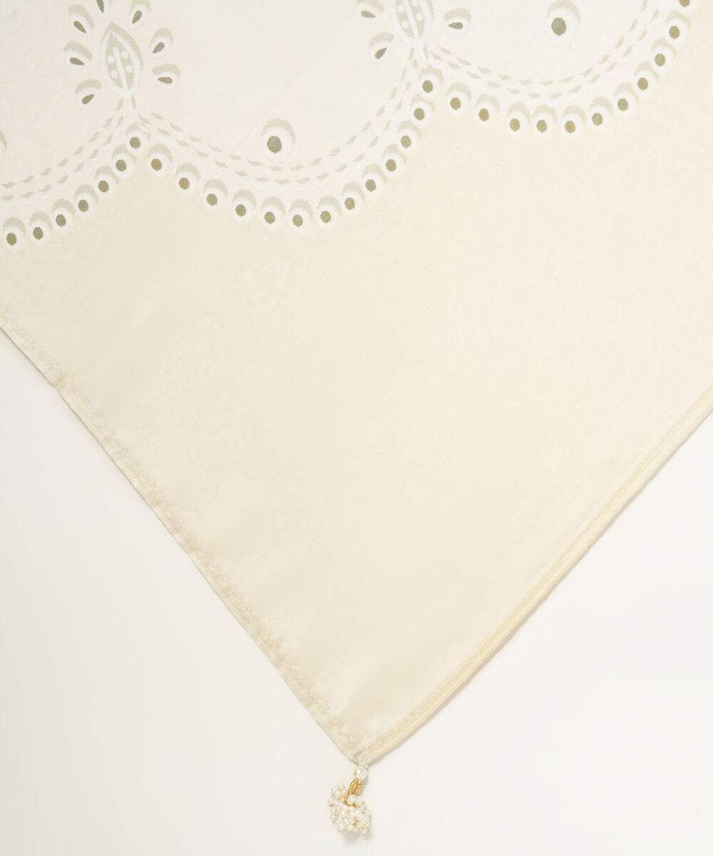 Blended Silk Printed Yellow Dupatta